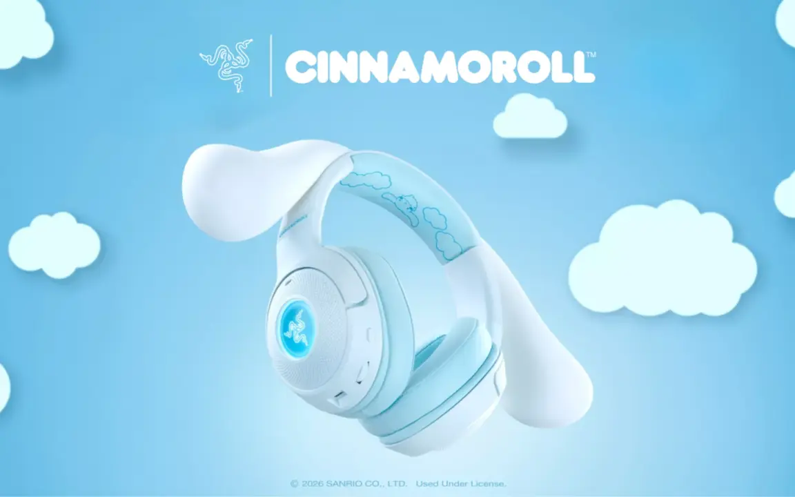 Razer Kraken Kitty V2 BT Cinnamoroll Edition Headset Announced