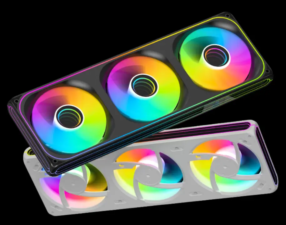 SAMA S300 Series AIO liquid cooler with 6-inch display