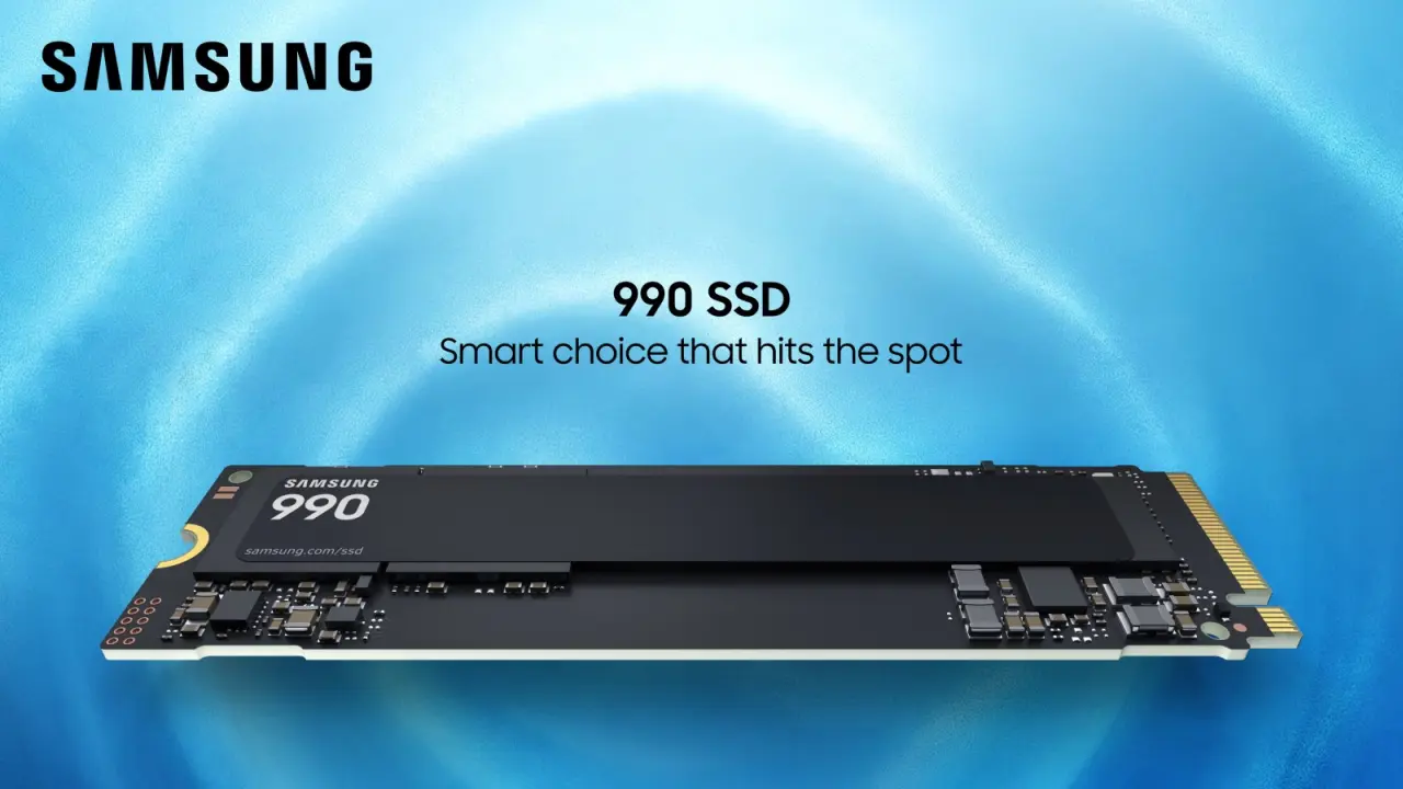 Samsung 990 SSD Launches: 38% Better Efficiency Than 990 PRO