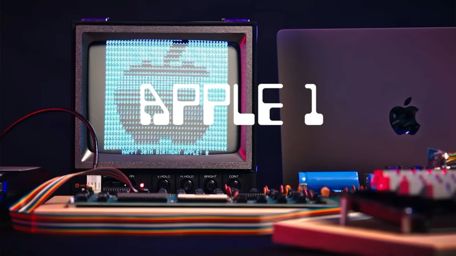 Apple-1 computer with original accessories