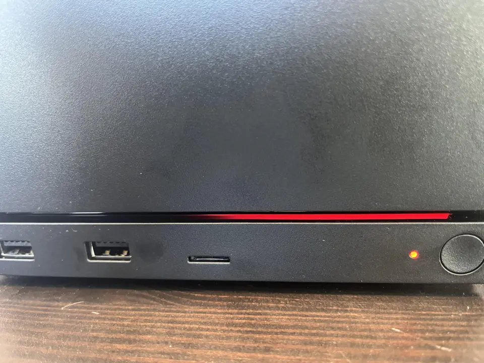 Steam Machine displaying Red Line of Death error on screen