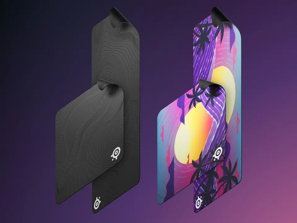 SteelSeries QcK Topographic and Neon Sunset launch July 10