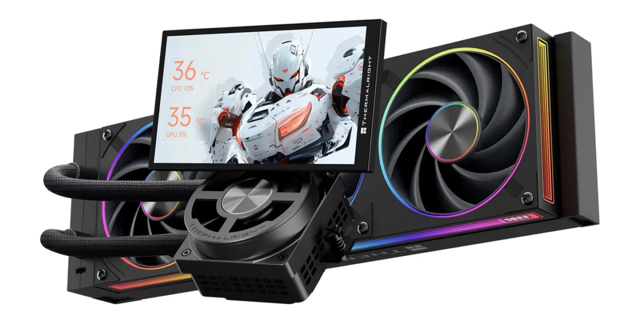 Thermalright Dynamic Vision PRO 360 ARGB BLACK Launches With Rotatable Screen