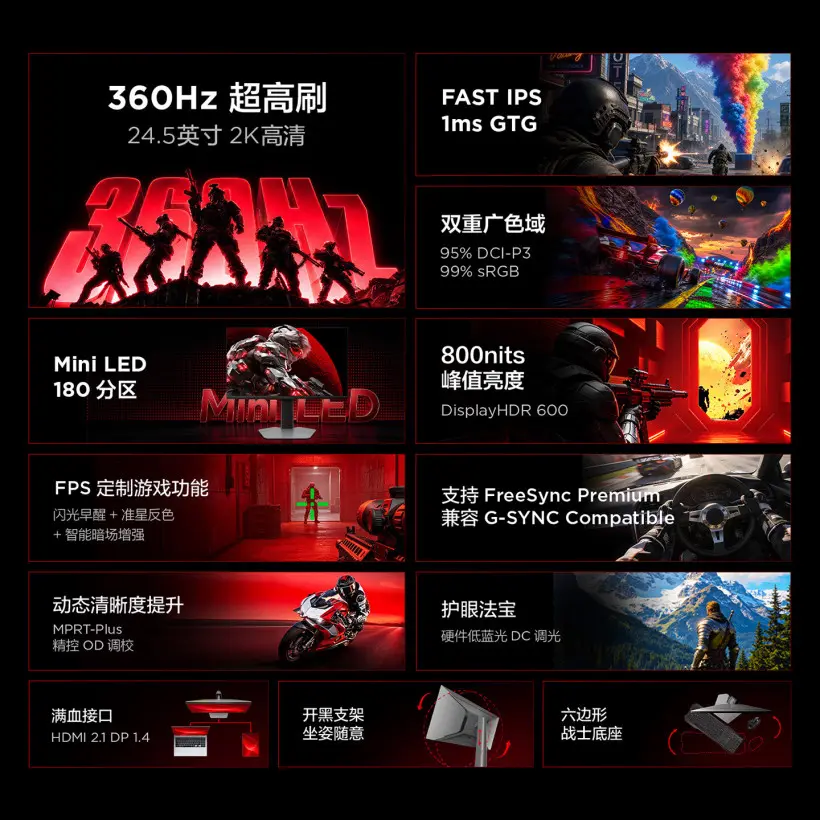Thunderbird 25Q6A Pro gaming monitor