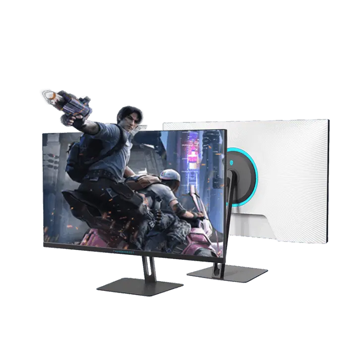 ThundeRobot CF25F300-W monitor with white back shell