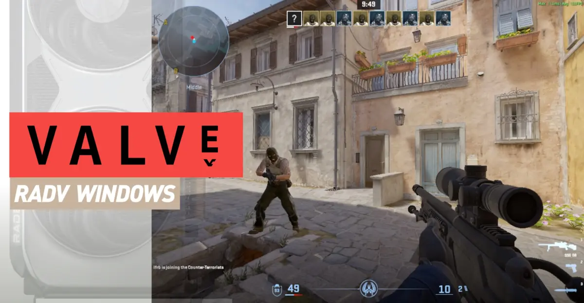 Valve RADV Vulkan Driver for Windows Runs Counter-Strike 2