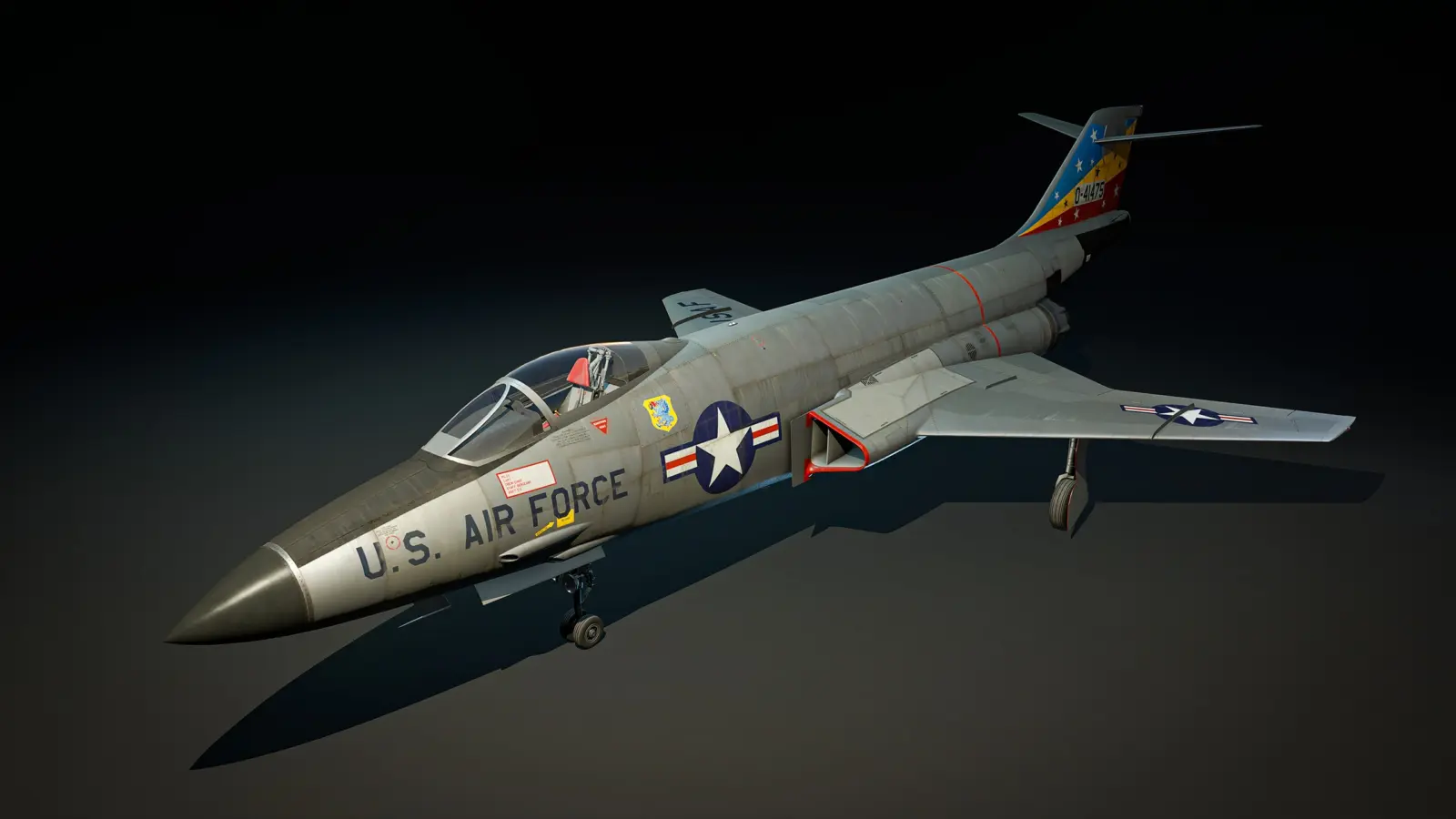 F-101C Voodoo fighter jet in War Thunder