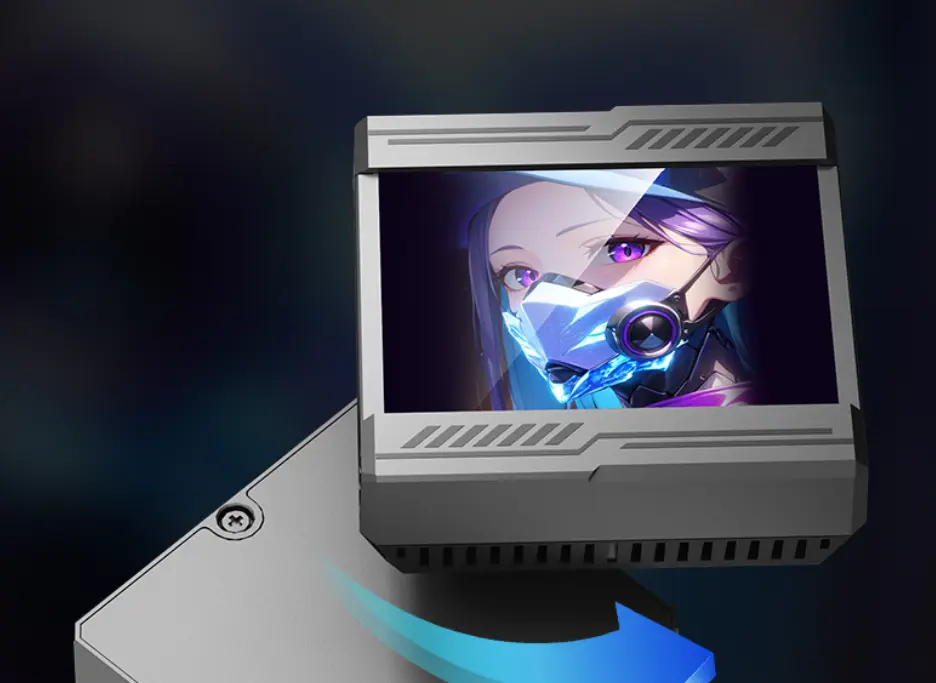 Aigo Ice Soul R360 liquid cooler with magnetic display screen