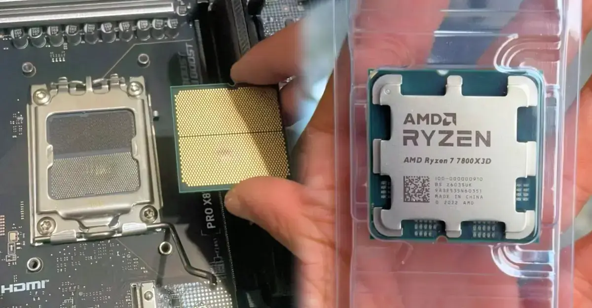 AMD Ryzen 7 7800X3D Bulging Incident Repeats on X870 Motherboard