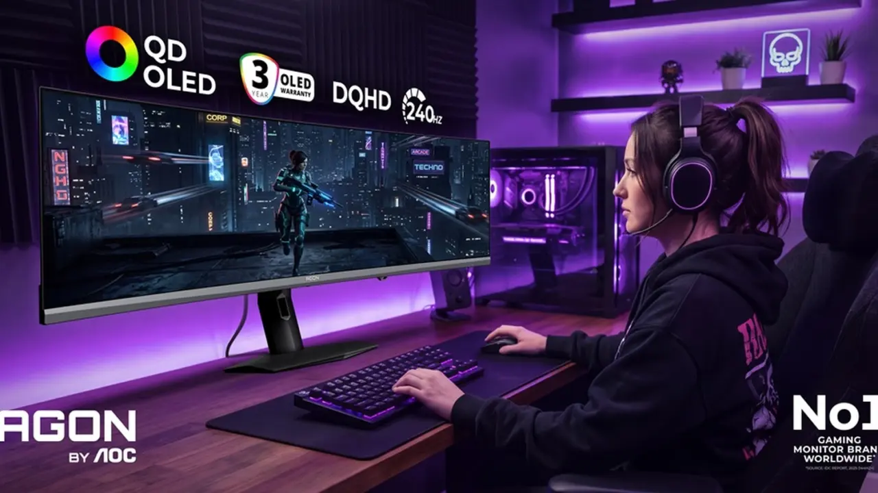 AOC AGON PRO AGP497UCZD and AGP346UCSD monitors