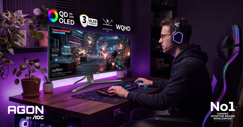 AOC AGON PRO AGP497UCZD and AGP346UCSD monitors
