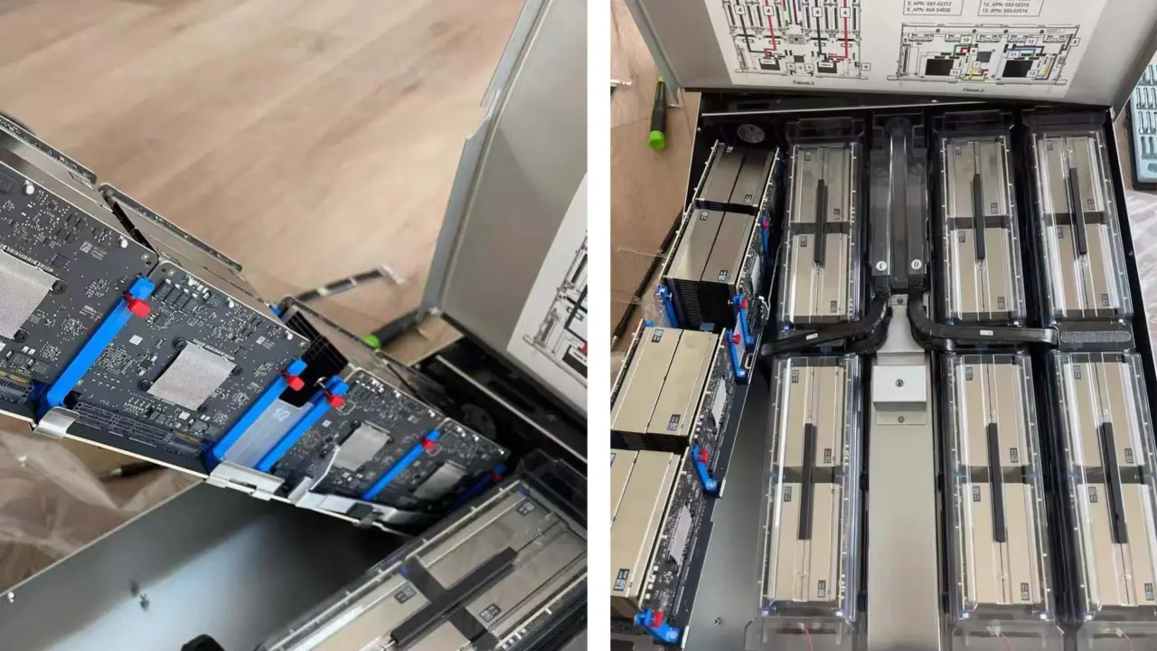 Alleged Apple Private Cloud Compute server hardware