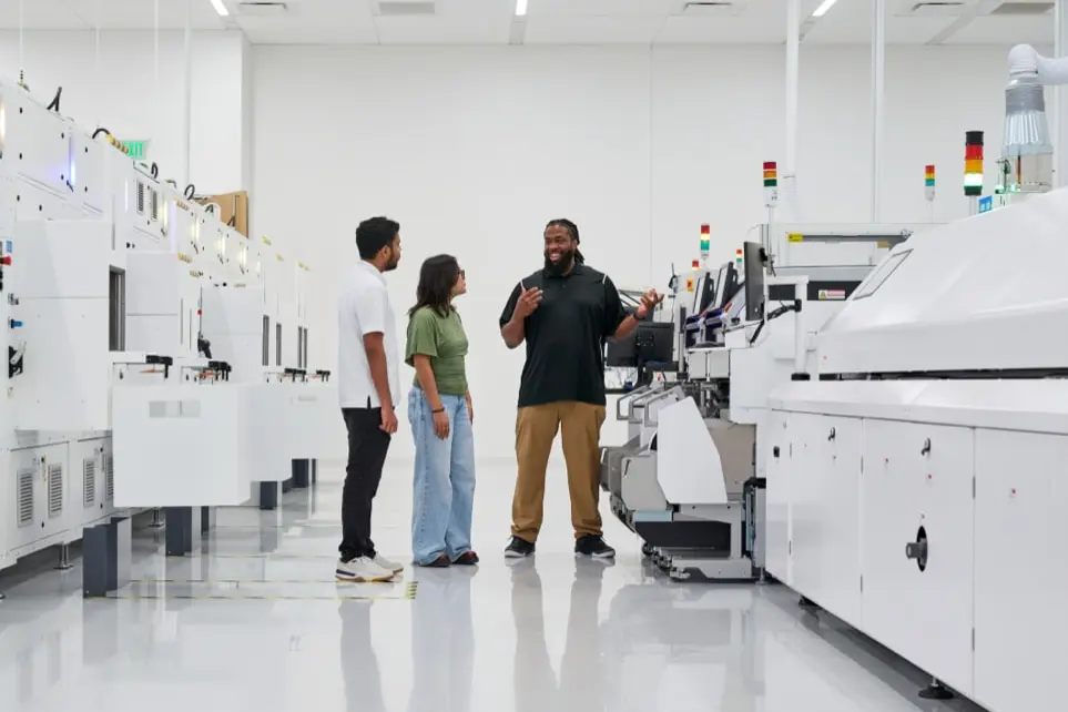 Apple CEO Tim Cook at the new Advanced Manufacturing Center in Houston