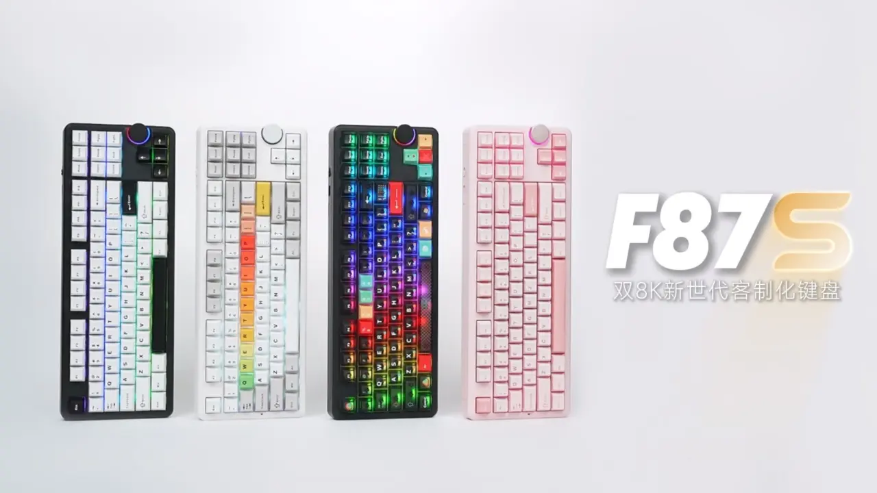 AULA F87S Keyboard Launches With 8kHz Polling Rate for Under $50