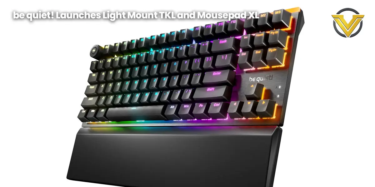 be quiet! Light Mount TKL Keyboard Launches for $140 with Silent V2 Switches