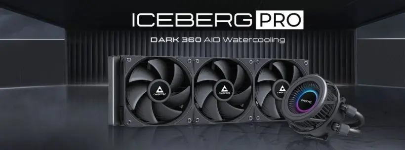 CHIEFTEC Iceberg PRO 360 Liquid Cooler Adds Active VRM Cooling