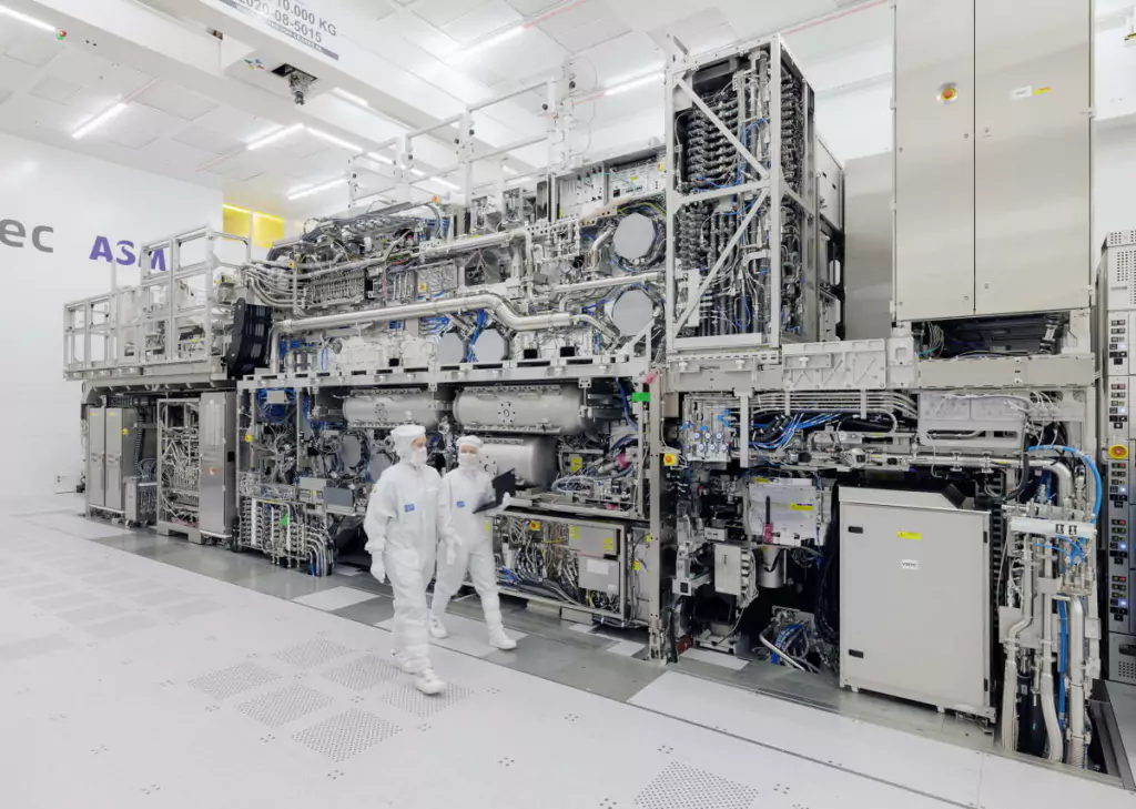Semiconductor manufacturing equipment in a cleanroom facility