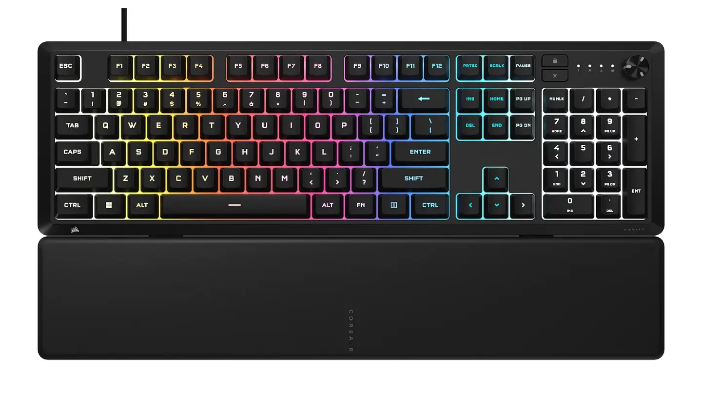 Corsair SKIFF 100 keyboard with RGB lighting