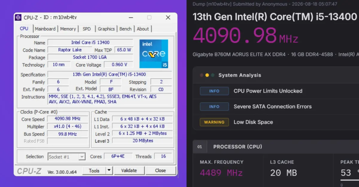 CPUID CPU-Z
