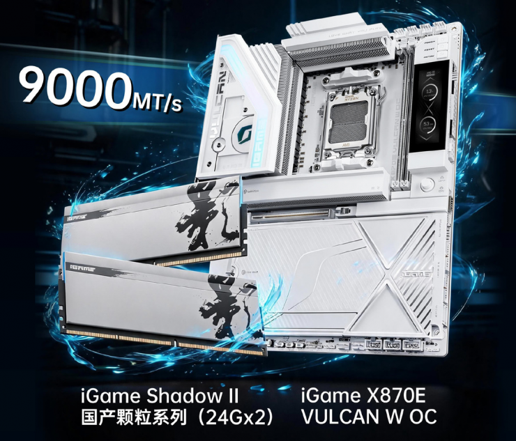 CXMT DDR5 memory module on motherboard