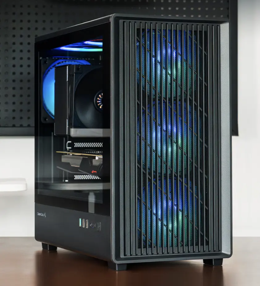 DeepCool CC350 4F PC case front view