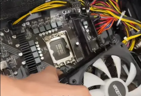 Gaming PC hardware setup in an e-sports hotel