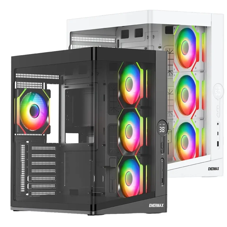 ENERMAX Enclave A41 case with curved tempered glass side panel