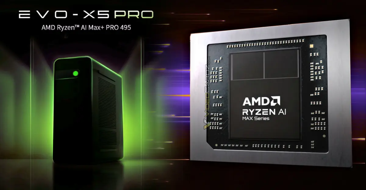 GMKtec EVO-X5 Pro Mini PC Revealed With Ryzen AI Max+ PRO 495