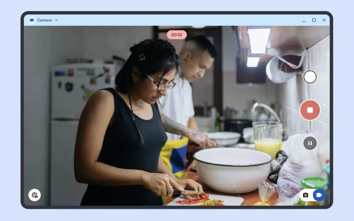 Google Desktop Camera app interface preview