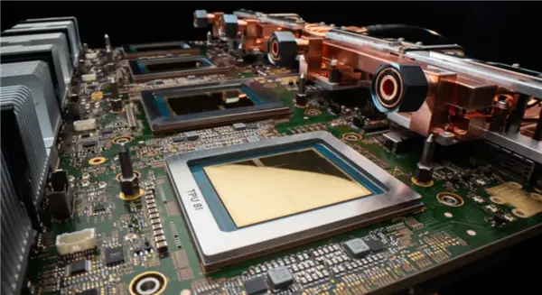 Google TPU chip architecture visualization