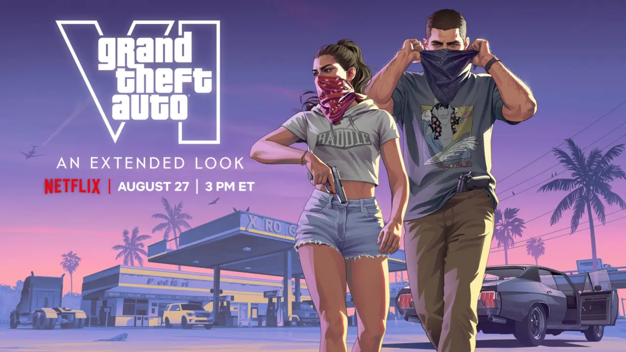 GTA VI Extended Look Drops August 27 with Netflix Premiere