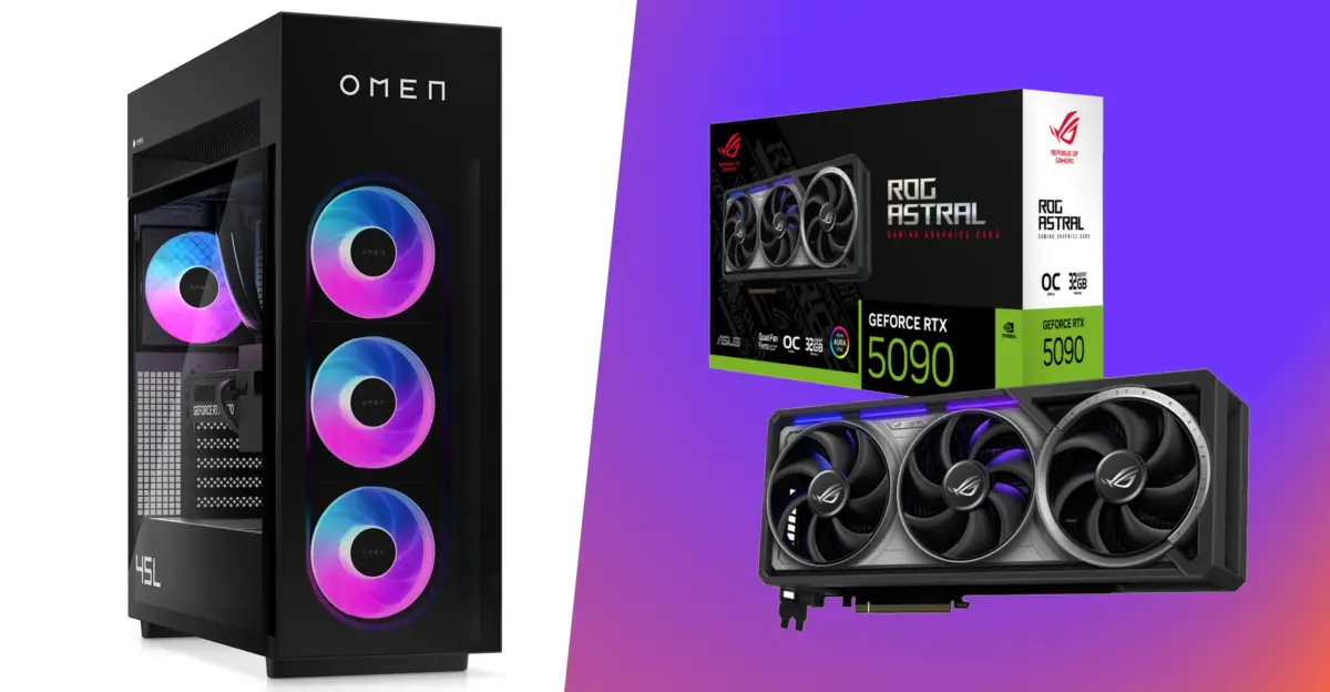 HP OMEN MAX 45L RTX 5090 PC Costs Less Than GPU Alone
