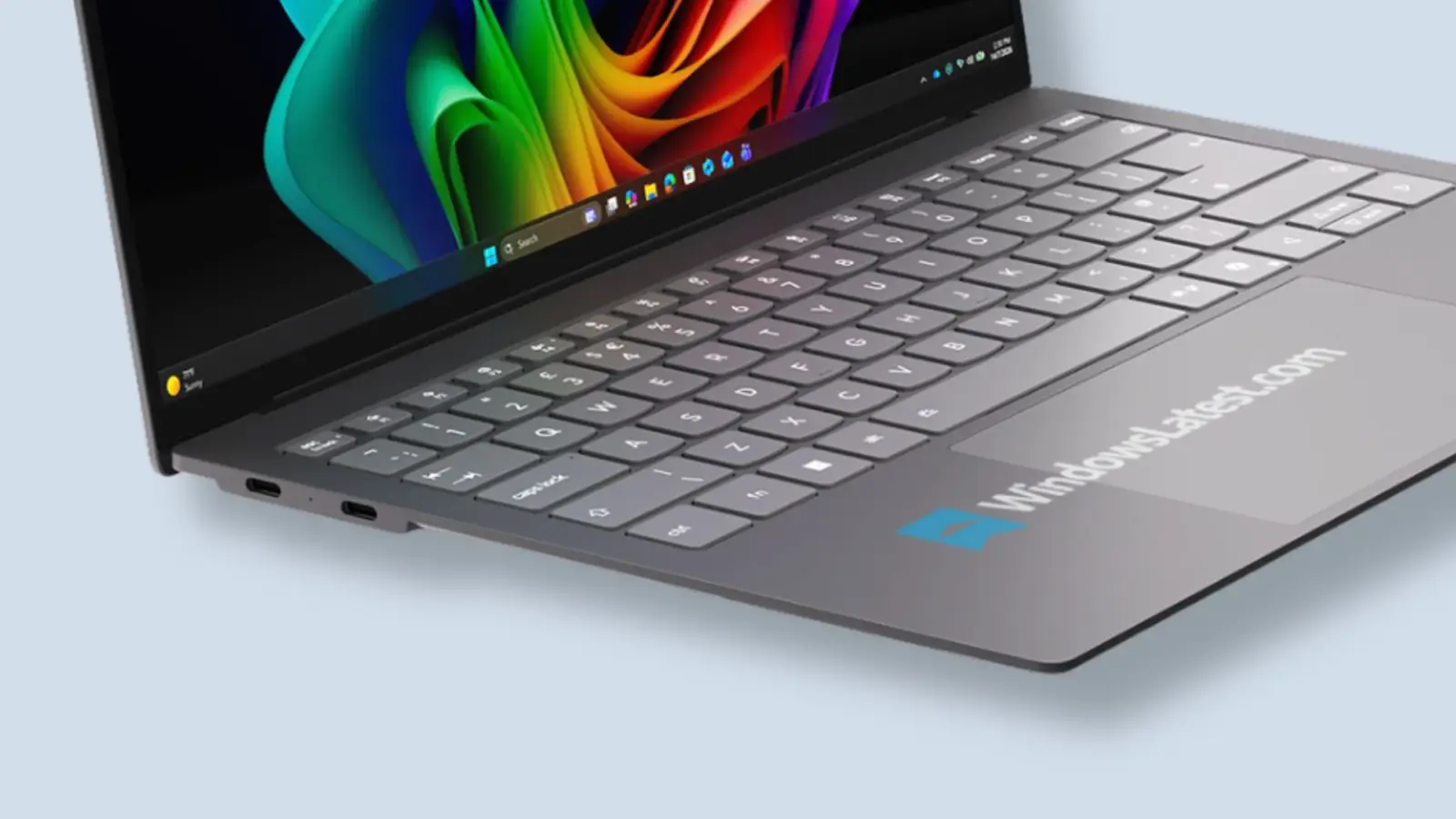 Lenovo ThinkBook Aeroblade promotional image showing the blade-like edge profile