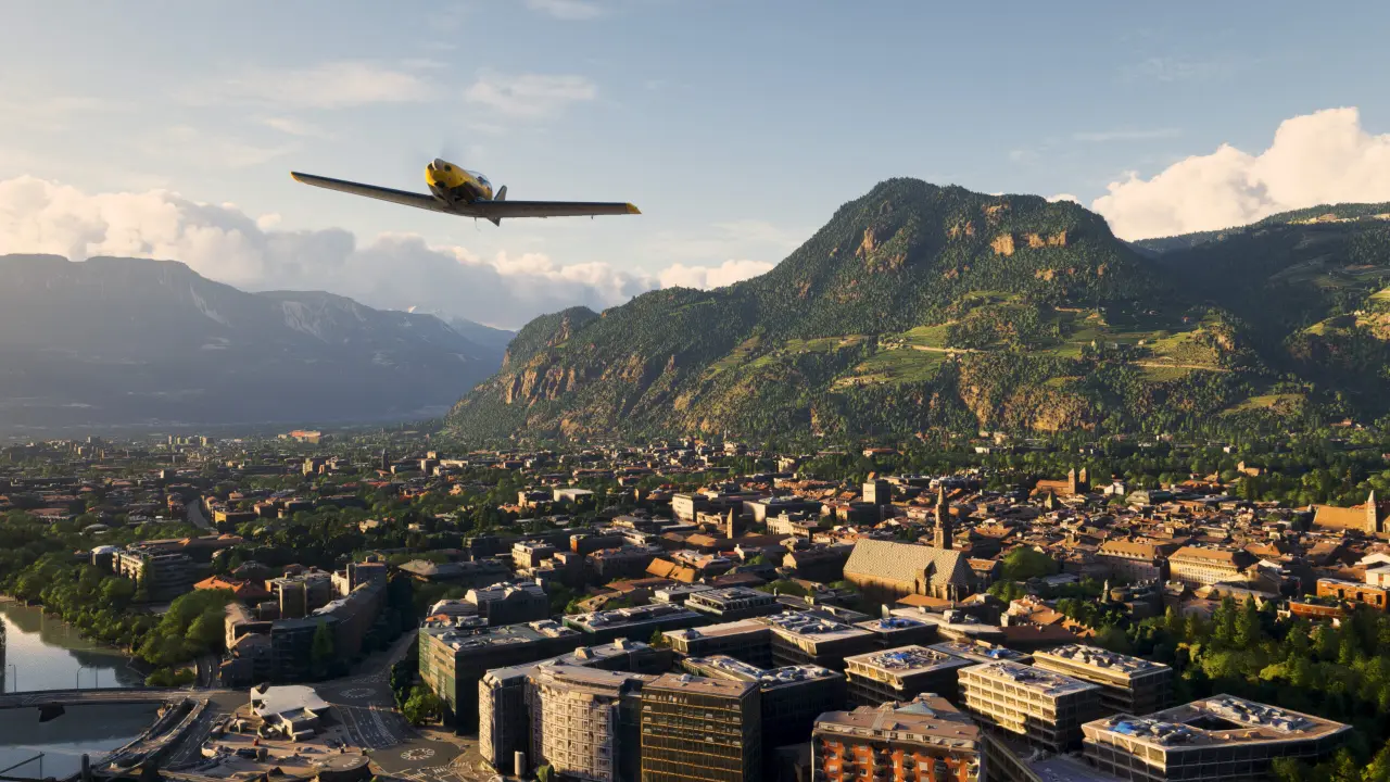 Microsoft Flight Simulator Italy update aerial view