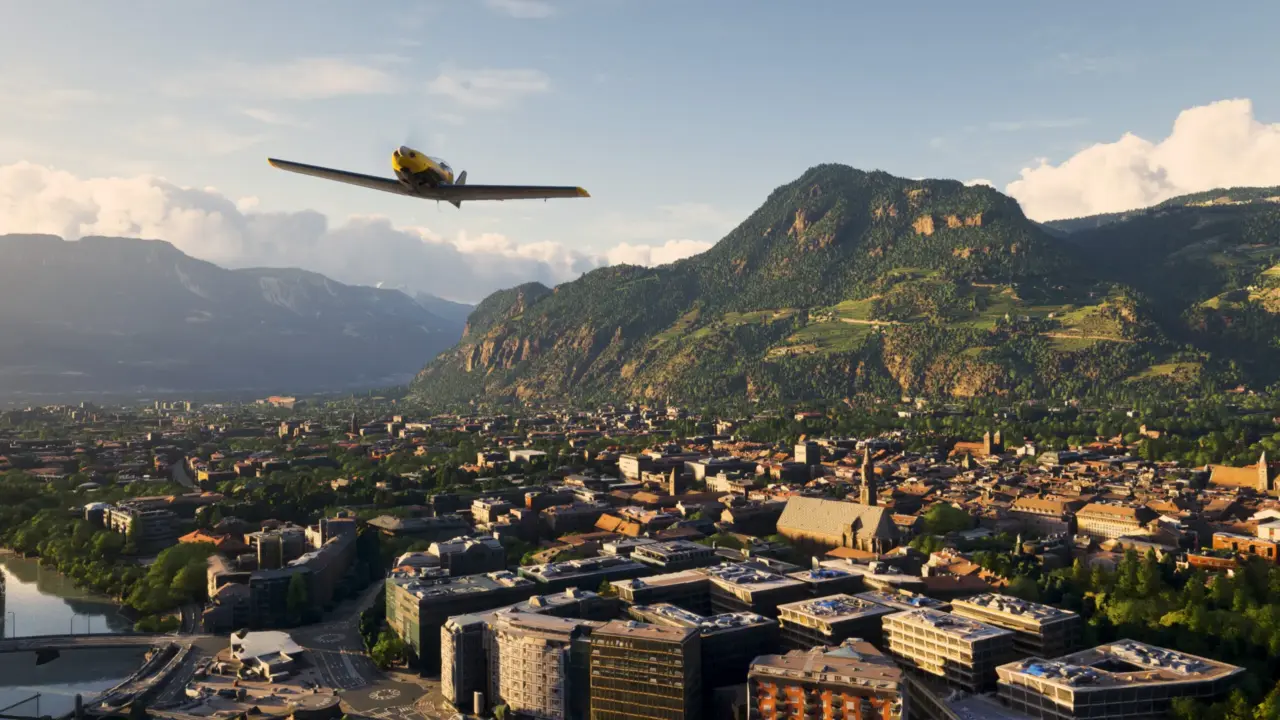 Microsoft Flight Simulator Italy update aerial view