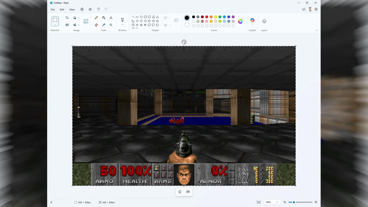 Microsoft Paint Runs Doom at 35 FPS in New Azure CTO Project