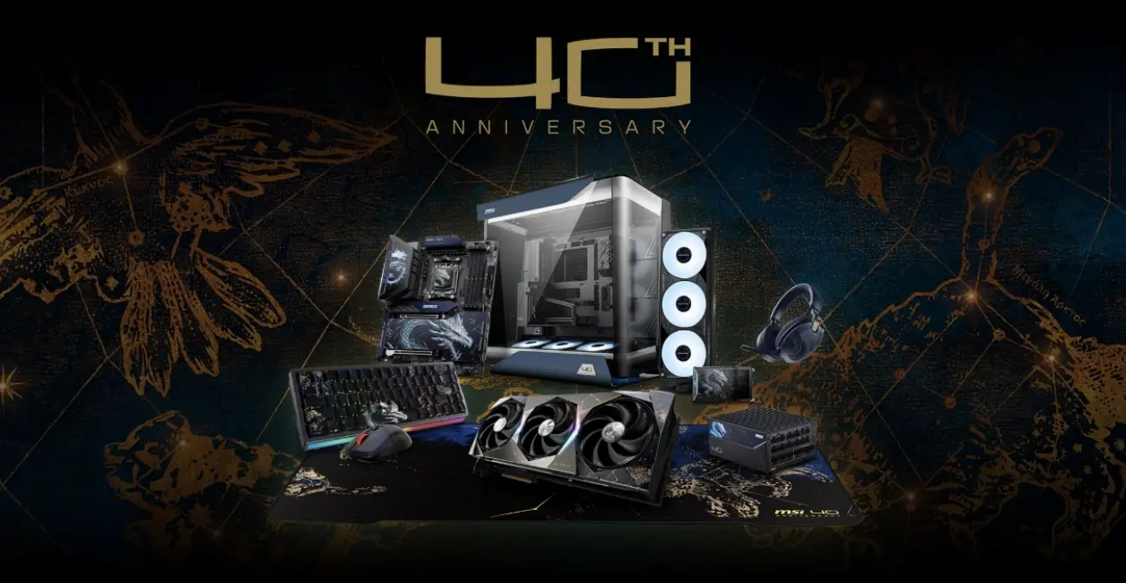 MSI Draco 40th Anniversary Collection hardware suite