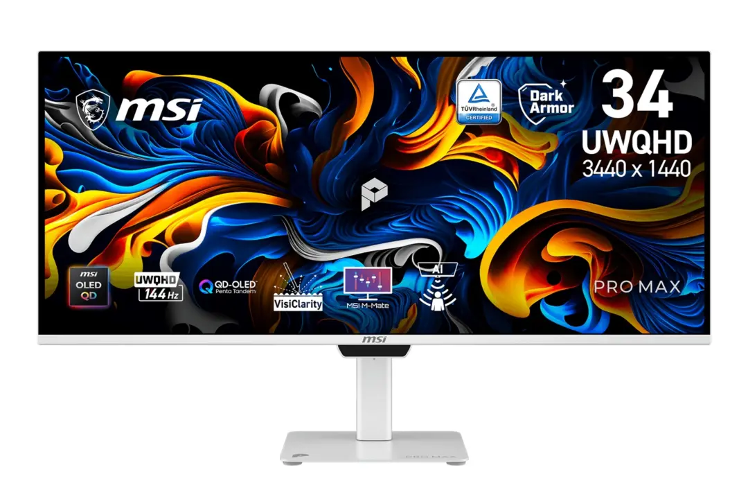 MSI PRO MAX 341QPXW14G QD-OLED monitor