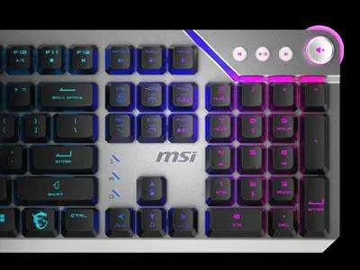 MSI STRIKE 600 V2 Keyboard Features Kailh Silent Tactile Switches