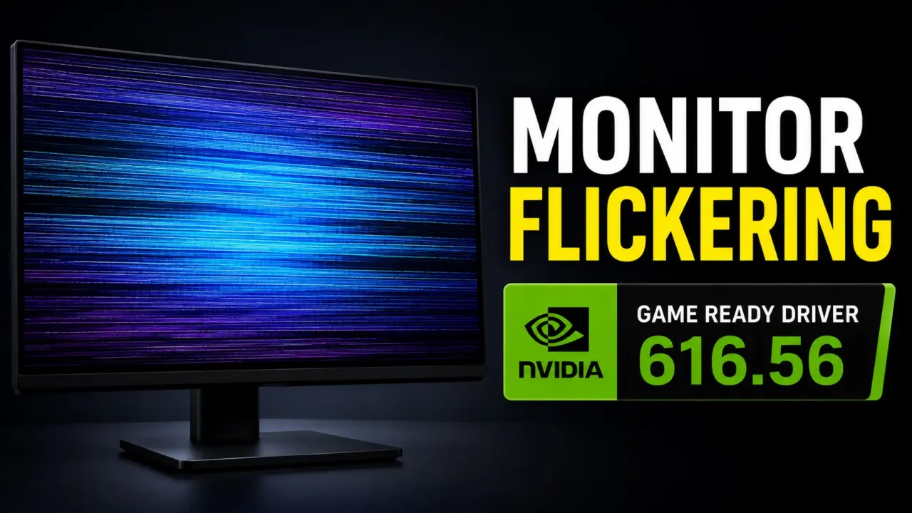 NVIDIA Driver 616.56 Flickers on 8-Bit Monitors, 10-Bit Fix Works