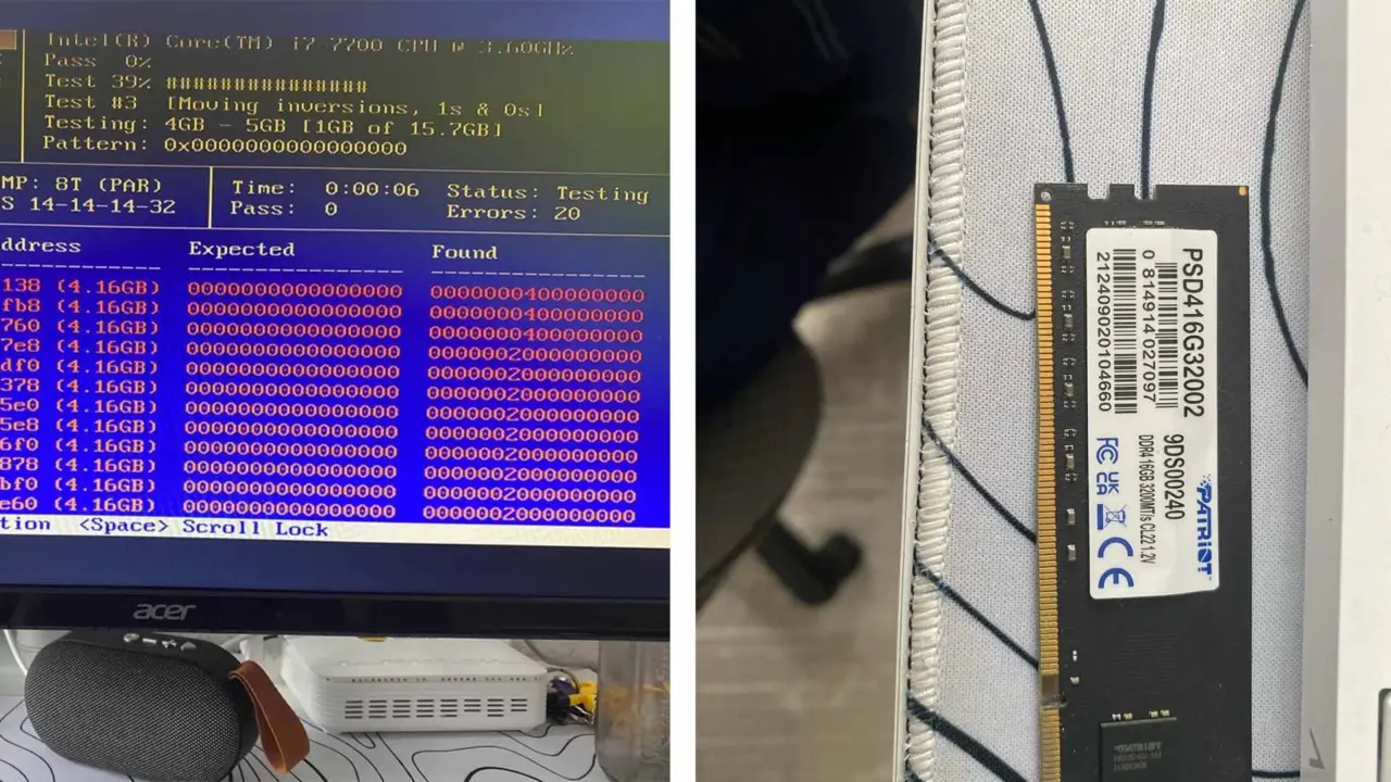 Patriot Memory DDR4 RAM module
