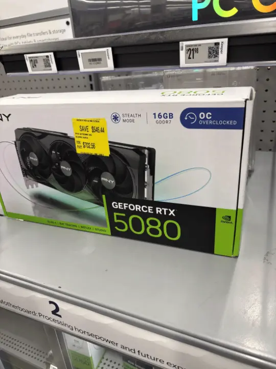 PNY GeForce RTX 5080 16GB OC