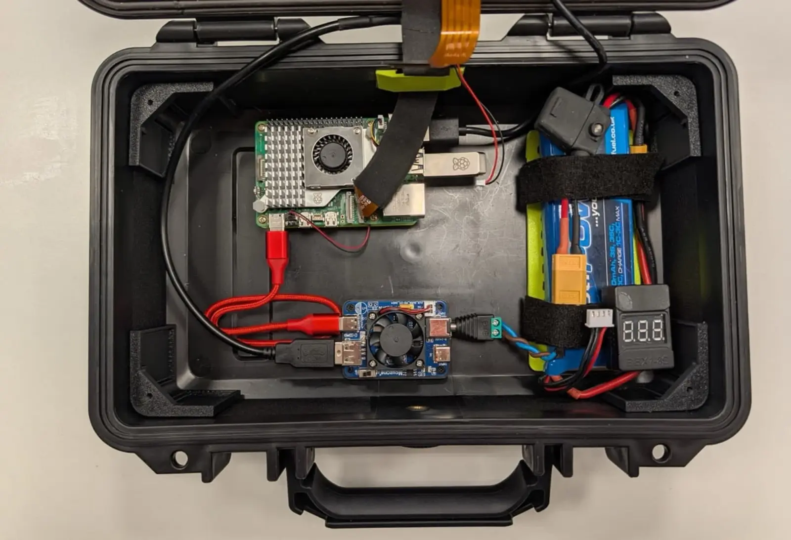 Portable cyberdeck build using Raspberry Pi 5