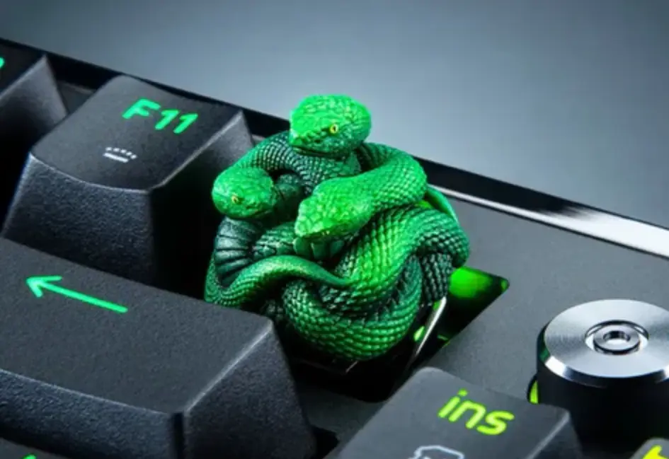 Razer Triple-Snake Keycap Hits $89.99: Opaque Resin for F12