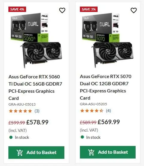 NVIDIA RTX 5060 Ti 16GB graphics card