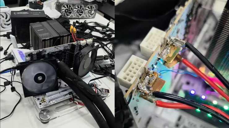 RTX 5090 Connector Melting Fix: TecLab Solder Wires Directly to PCB