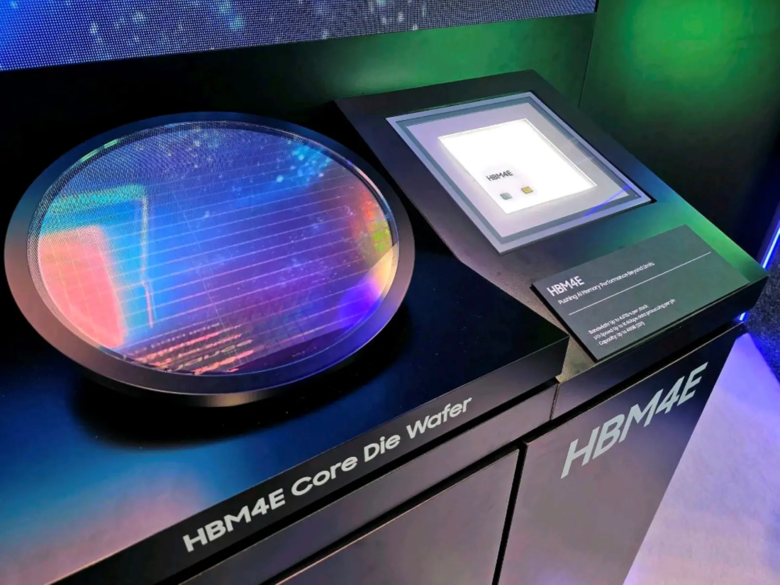 Samsung HBM4 memory stack