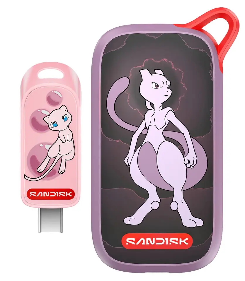 SanDisk Pokemon 30th Anniversary Edition storage devices