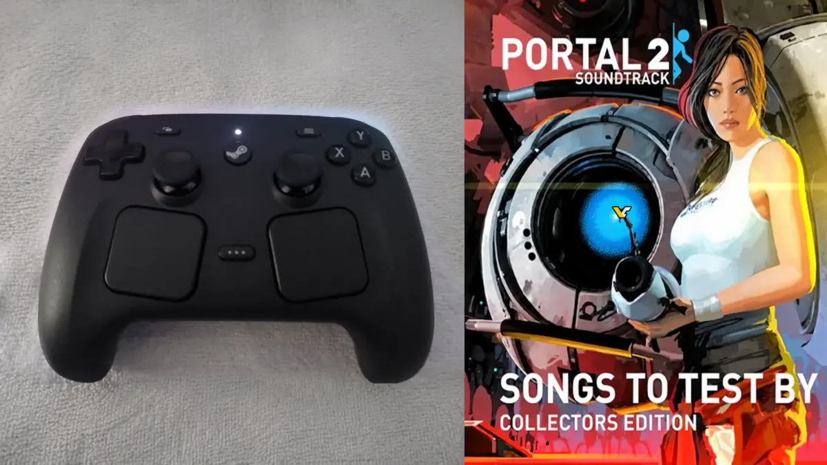Steam Controller Plays Portal Music via Haptics