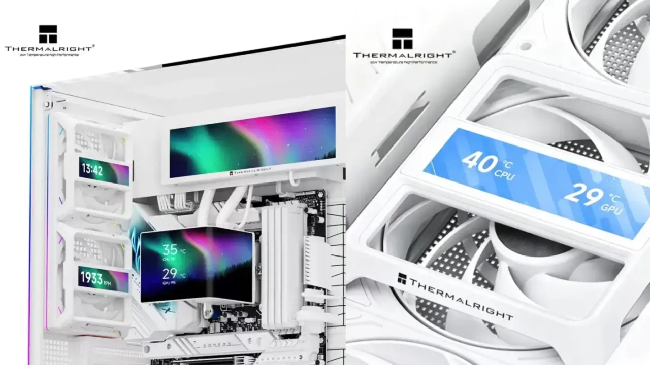 Thermalright Fan Frame Vision-1 adds LCD to 120mm fans for $37